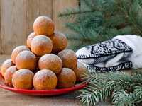 Рождественские пончики: рецепт