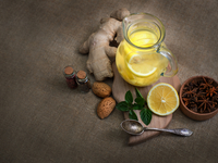 Горячий зимний лимонад