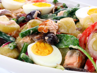 Зимний салат Нисуаз