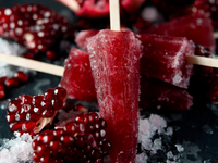 Фруктовый лед из граната