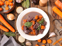 Зимнее жаркое из говядины и овощей