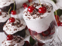 Мусс Черный лес на День святого Валентина