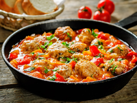 Мясные шарики из индейки с болгарским перцем