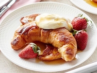 Завтрак на День Валентина: французские тосты из круассанов