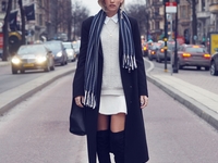 Как носить юбку зимой: бери пример со звезд street style