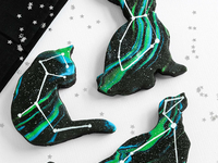 Фуд-арт: космическое печенье в виде животных