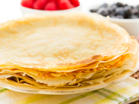 Блины на сгущенном молоке