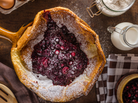 Рецепт на Масленицу: датский блинчик с ягодами