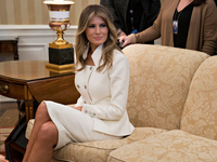 Меланья Трамп впервые официально посетила Белый дом