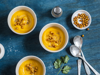 Постные блюда из тыквы: три рецепта супа