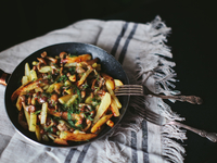 Постные блюда: ТОП-5 рецептов жареного картофеля с грибами