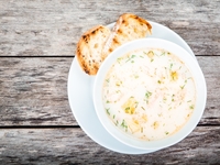 Рыбный суп из скумбрии с рисом