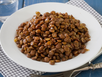 Гарнир из чечевицы