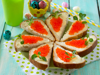 Рецепт на Пасху: канапе в виде морковок