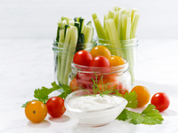 Постный соус дип из тофу