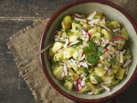 Постный салат из редиса: три вкусные идеи