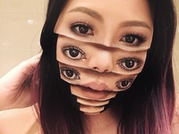 Визажист создает невероятный макияж-иллюзию