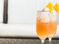 Коктейль Беллини с апельсином