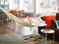 Гамак в интерьере: лучшие примеры, как обустроить зону релакса