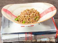 Постная гречка с черемшой от Евгения Клопотенко