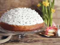 Кулич пасхальный с ананасами