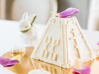 Рецепт творожной пасхи с орехами