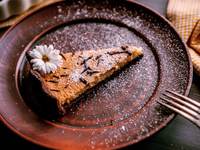 Банановый пирог без выпечки