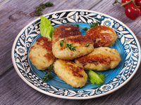 Рыбные котлеты с сыром