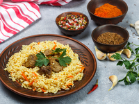 Узбекский плов с бараниной