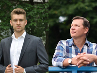 Раскрыта личность таинственного 23-летнего спутника Олега Ляшко