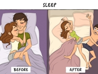 Жизнь после свадьбы в забавных картинках