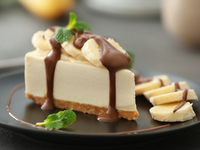 Банановый чизкейк без выпечки