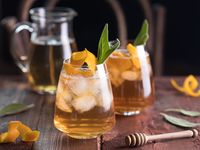 Холодный чай: рецепт с апельсином