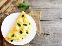 Омлет в мультиварке с цветной капустой