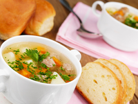 Суп с фрикадельками в мультиварке