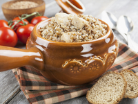 Гречневая каша с мясом в духовке