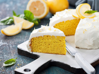 Лимонный кекс без муки