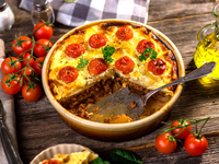 Классическая мусака с баклажанами