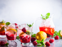 Лимонад с малиной: три вкусные идеи