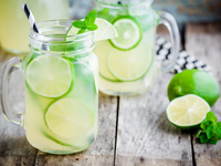 Лимонад с лаймом и мятой
