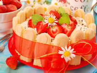 Торт Тирамису с клубникой