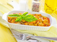 Рагу из кабачков и помидоров