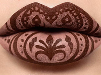 Макияж для губ: удивительные варианты