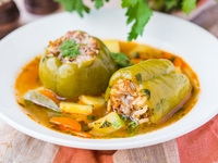 Фаршированный перец в мультиварке