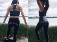 Фитнес-модель показала, как снимки в Instagram отличаются от реальности