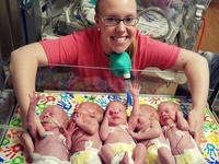 Американка об уходе за пятерней: Я никогда не бываю свободна