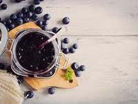 Черничное варенье с лавандой