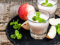 Персиковый коктейль с кофе