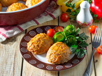 Ленивые голубцы с фаршем и рисом