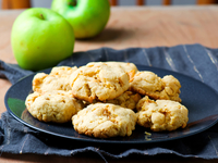 Яблочное печенье с корицей
